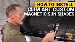 How to Install CLIM ART Unbreakable Side Window Deflectors on a 2020 Ram 2500