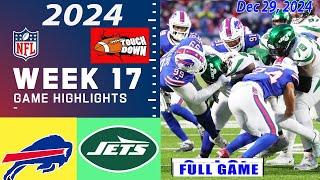 New York Jets vs. Buffalo Bills Week 17 [1st+2nd-Qtr] Game Highlights | NFL Today 2024