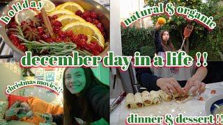 make a stove top HOLIDAY potpourri & cook dinner with me!! DAY IN A LIFE!! * VLOGMAS DAY 14 *