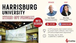 Harrisburg University X GoElite | Hybrid CPT Program Info Session