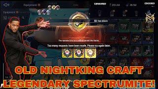 MIR4-OLD NIGHTKING CRAFT LEGENDARY SPECTRUMITES | TOP 1 DARKIST FAMOUS FAMILY