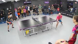 Matt Heister VS Kanak Jha (w/ Adam Bobrow) Ping Pong - Table Tennis