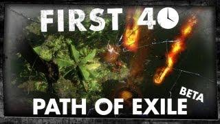 First 40 - Path of Exile (Gameplay)