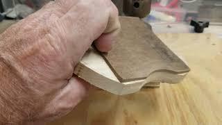 Template sanding on the drill press take 1