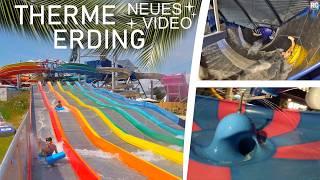 THERME ERDING - Alle Wasserrutschen! | mit Big Bang & Sommerrutschen! | 2023 | 4K Onride POV