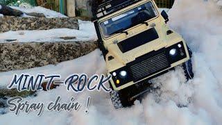 Rc Cars / MN99S Experiment with spray type snow chain performance on Rc car.& mn99s 스프레이체인  효과는!?