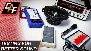 BETTER SOUND through testing - Installing Car Audio - Polarity, Distortion, Signal Response