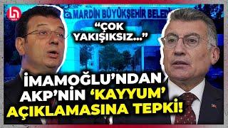 İmamoğlu'ndan AKP'nin 'kayyum' açıklamasına tepki! "Tavrı o kadar yakışıksız, o kadar çirkin ki..."