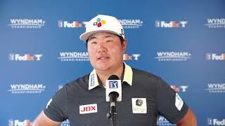 Sungjae Im Thursday Korean Flash Interview 2022 Wyndham Championship · Round 1