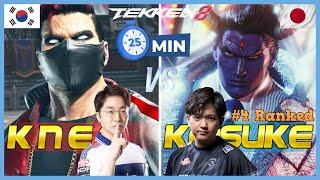 Tekken 8 ▰ KNEE (Bryan) Vs KEISUKE (#4 Ranked Kazuya) ▰ High Level Gameplay!