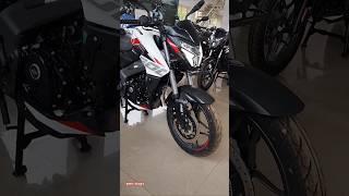 brand new bajaj pulsar NS200  whitecolor   bike  #foryou #video @ymnvlogs