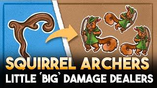 Shepard's Crook & Squirrel Archer Army: Little 'BIG' Damage Dealers | Backpack Battles