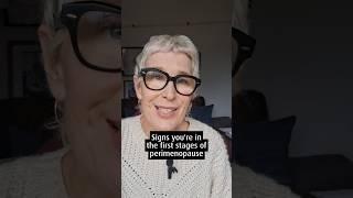 Signs you're in the first stages of perimenopause #perimenopause #hormonebalance #womenshealth