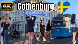 4k Göteborg / Gothenburg ,Sweden walk tour HD السويد , the coolest city in sweden, swedish