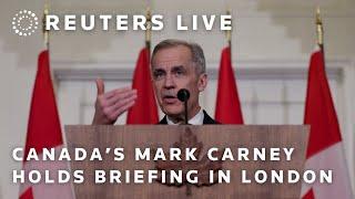 LIVE: Canada’s Mark Carney speaks after meeting with European leaders