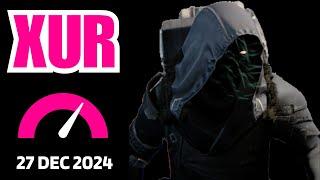 Where is XUR Today Destiny 1 D1 XUR Location and Official Inventory and Loot 27 Dec 2024, Dec/27/24