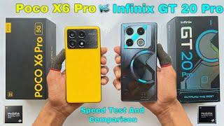 Poco x6 pro vs infinix gt 20 pro speed test and comparison all features