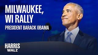 President Barack Obama Speaks at Milwaukee Rally