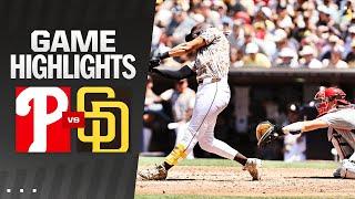 Phillies vs. Padres Game Highlights (4/28/24) | MLB Highlights