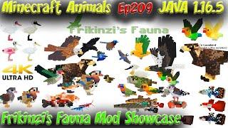 Frikinzi's Fauna Mod Animal Showcase JAVA 1.16.5 1.12.2 Minecraft Animals Ep209