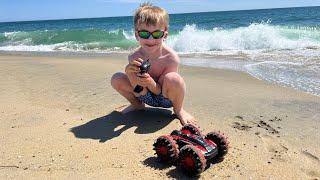 WE DROVE ANOTHER RC TRUCK INTO THE OCEAN!