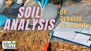 Soil Analysis Report Interpretation: pH, Salinity, Gypsum