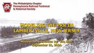 Modeling the PRR in Lambertville, New Jersey