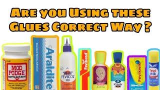 Types of Glues | FeviKwik Secret Tip | Best glues for various materials | #fevibond #fevikwik