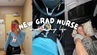 CHAOTIC WEEK IN MY LIFE AS A NEW GRAD NURSE: slept in my car, mouse situation