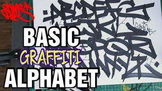 BASIC GRAFFITI ALPHABET HANDSTYLES