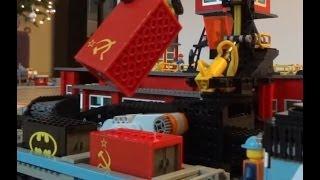 Lego train automated container Terminal: the FAILS video