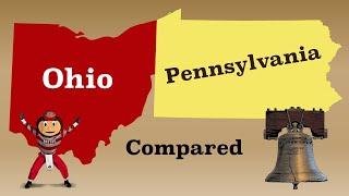 Ohio and Pennsylvania Compared