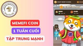 1 Tuần Nữa MemeFi Coin TGE & Lên Sàn - Grass Ngừng Liên Kết Ví l Blog Của Hải