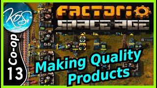 Factorio Space Age DLC MP 13 - Straight Down the Rabbit Hole of Quality (Factorio DLC, MP)