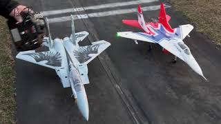 Arrows RC F-15 Eagle and Mig 29 Pilot Ryan and Bobby K