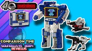 Transformers 40th Anniversary Retro G1 SOUNDWAVE With Ravage & Laserbeak Review