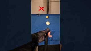 Common Mistake While Aiming In Pool