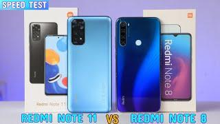 Redmi Note 8 vs Redmi Note 11  Snapdragon 665 vs Snapdragon 680  Speed Test  FreeFire-PUBG-COD