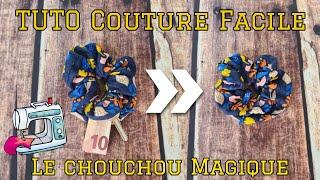 Tuto Facile et MAGIQUE : Coudre un chouchou à SECRETS / Rapide à faire / Méthode en couture By PopO