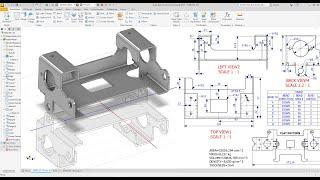 Advanced Sheet Metal Tutorial in Autodesk Inventor EXERCISE 107