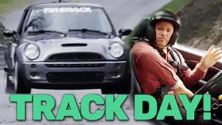 First Time on Track! Filippo’s Close Call in a Track-Prepped Mini Cooper JCW!