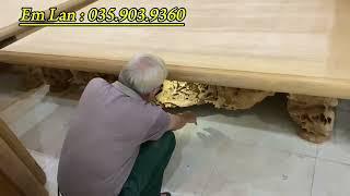 Bác Khách 70 Tuổi Chốt Một Lúc 2 Chiếc Sập Gỗ Gụ Lào | Sập Gụ Đẹp Hân Lan #sapgu #sapgo