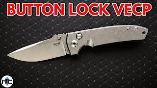 PHENOMENAL! - Les George VECP Button Lock Folding Knife - Overview and Review