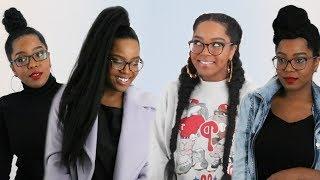 7 Protective Styles For Natural Hair | Eyeglasses & Hair | Melissa Denise