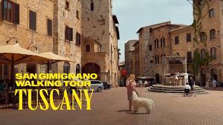 San Gimignano Tuscany, Italy Walking Tour 4K