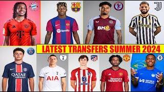 Nico Williams To Barcelona️Douglas Luiz To JuventusLATEST CONFIRMED TRANSFERS SUMMER 2024 ...