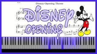 Disney Opening Theme Sheet musicㅣ디즈니 오프닝 피아노 악보