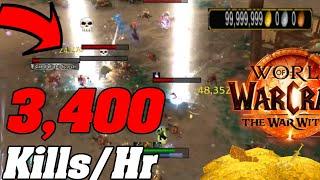 INSANE HYPERSPAWN! 3,400 Mob Kills/Hr | War Within Goldfarm