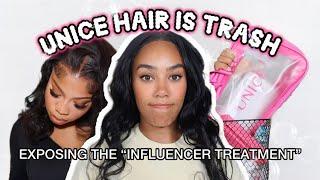 UNICE HAIR...It's Still Trash! 'Pre-Everything' Glueless Wig Review (THEY RESPONDED TO MY VIDEO!)