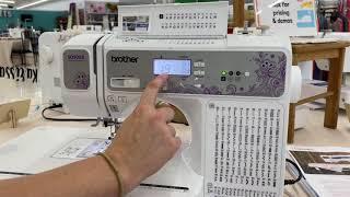 Brother SQ9285 Sewing machine overview- in stock alert